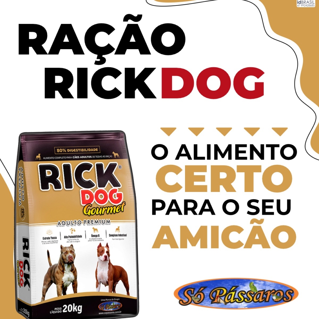 RAÇÃO RICK DOG GOURMET