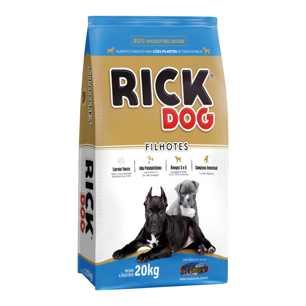 RAÇÃO RICK DOG FILHOTES 20kg