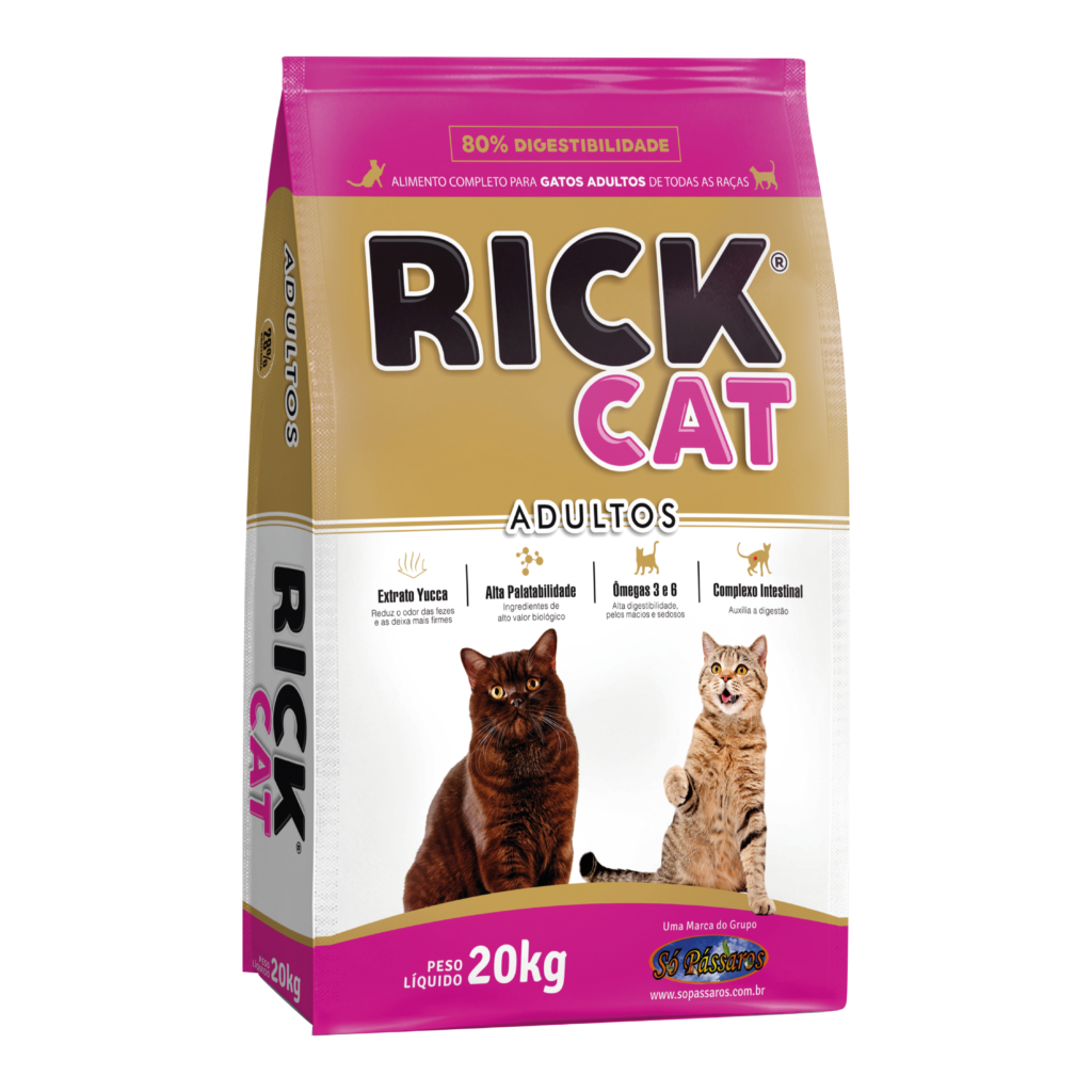 RAÇÃO RICK CAT ADULTOS 20kg