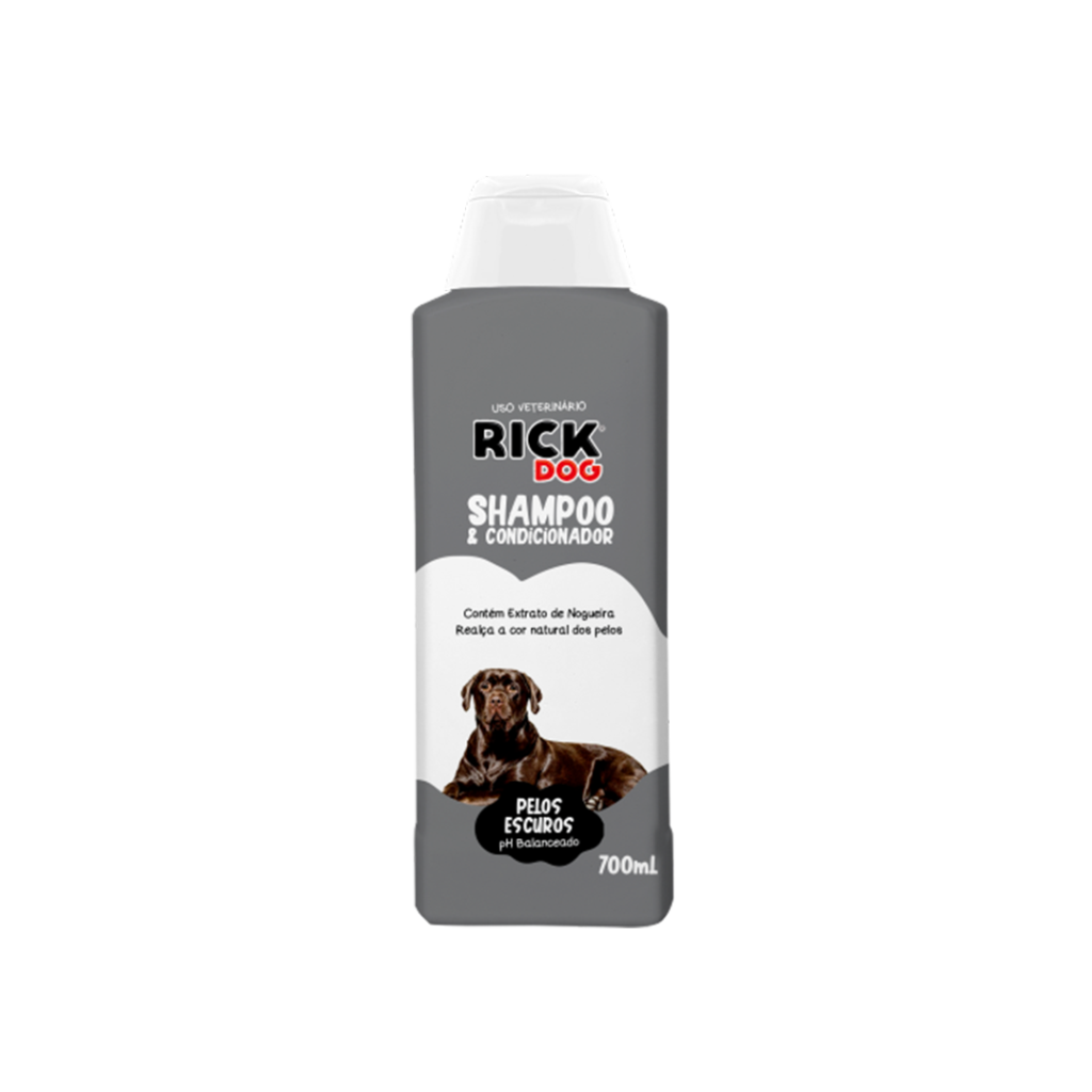 SHAMPOO E CONDICIONADOR RICK DOG PELOS ESCUROS